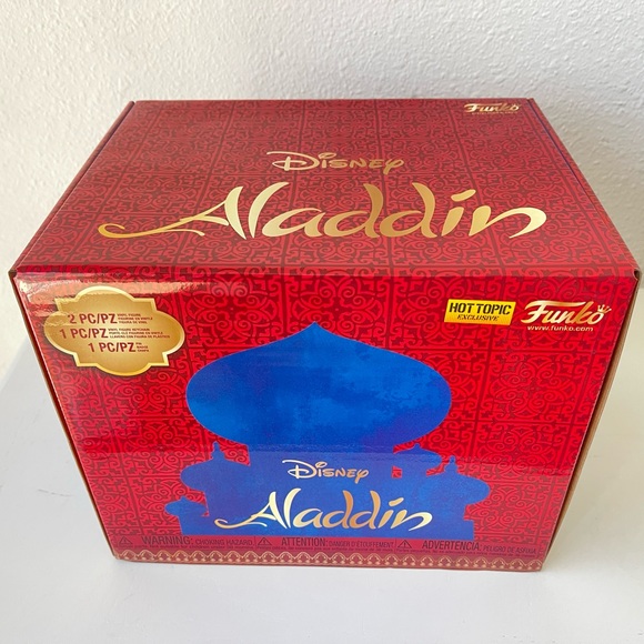 Funko Pop Disney Treasures Aladdin Box Hot Topic Exclusive key chain pin Abu - Picture 4 of 5